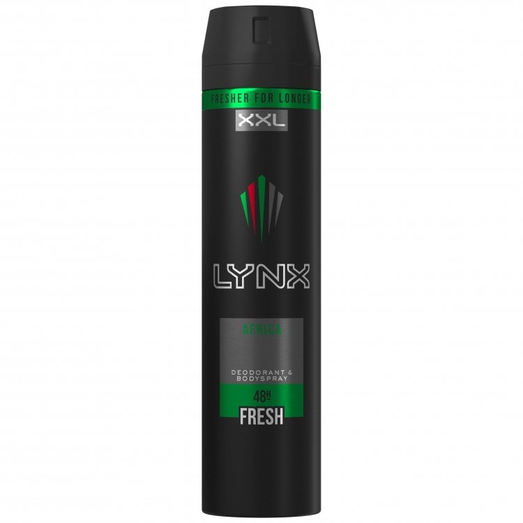 zone Verklaring arm Lynx XXL Africa Body Spray Deodorant Fresh - 48 h - 250 ml - INCI Beauty