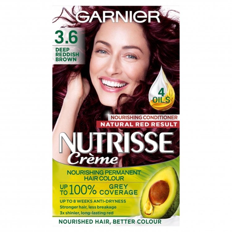 Garnier Nutrisse  Deep Reddish Brown Permanent Hair Dye - INCI Beauty