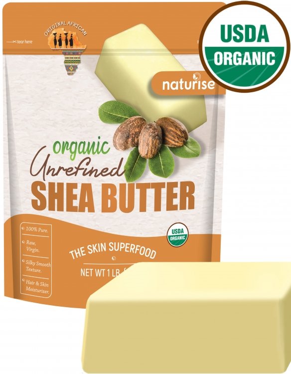 Organic African Shea Butter Pure Raw Unrefined 16 oz.