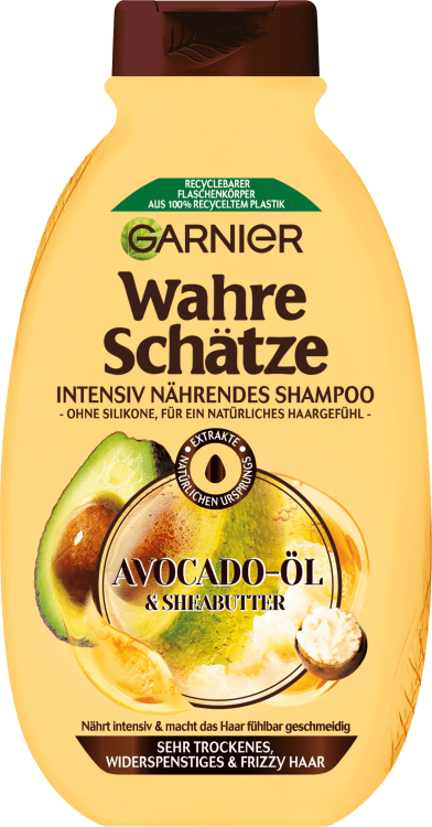 Arctic Excel afdeling Garnier Wahre Schätze Shampoo Avocado-Öl & Sheabutter - 300 ml - INCI Beauty