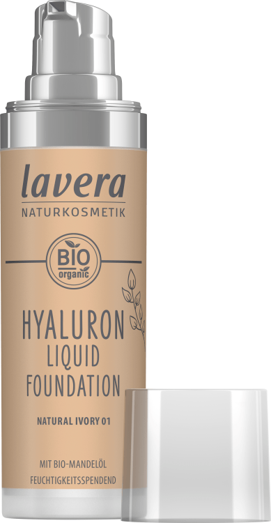 Hyaluron ml 01- Foundation Make-up Ivory Lavera 30 INCI - Beauty - -Natural Liquid