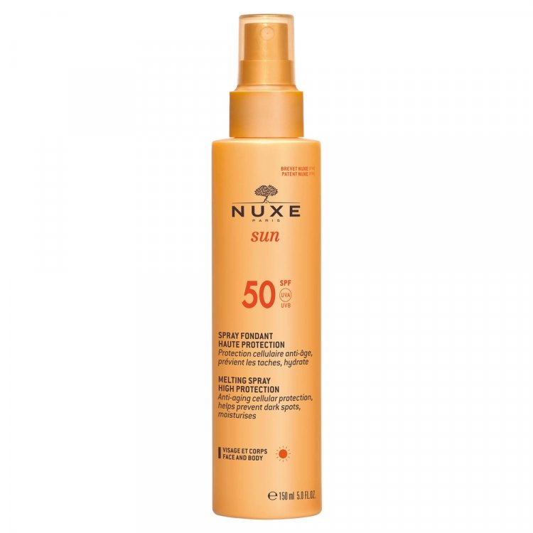 nuxe sun 50 spray fondant