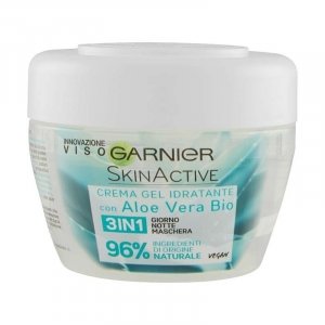 Garnier Crema Gel Idratante con Aloe Vera Bio 3in1 Notte Maschera - 150 ml - INCI Beauty