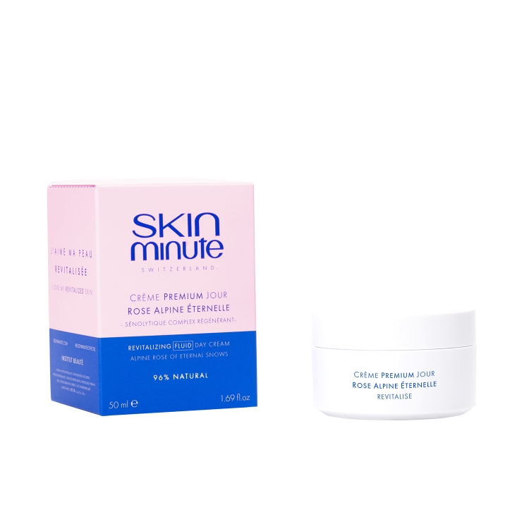 Skin Minute Revitalizing Fluid Day Cream Alpine Rose - INCI Beauty