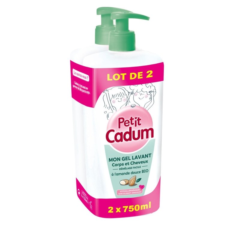 Cadum Gel Douche Pour Enfant - 2 x 750 ml - INCI Beauty