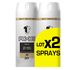 AXE Déodorant Anti Transpirant Dry Protection 48H Lot 2x150ml - INCI Beauty
