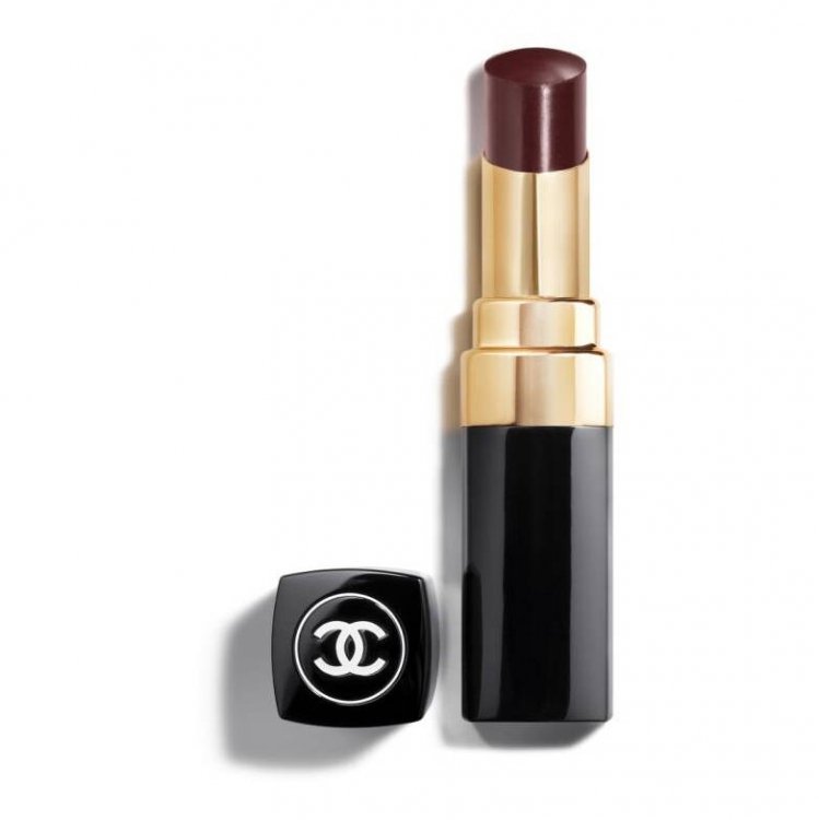 Chanel Rouge Coco Shine 128 Noir Moderne - Le rouge brillant fondant  hydratant - INCI Beauty