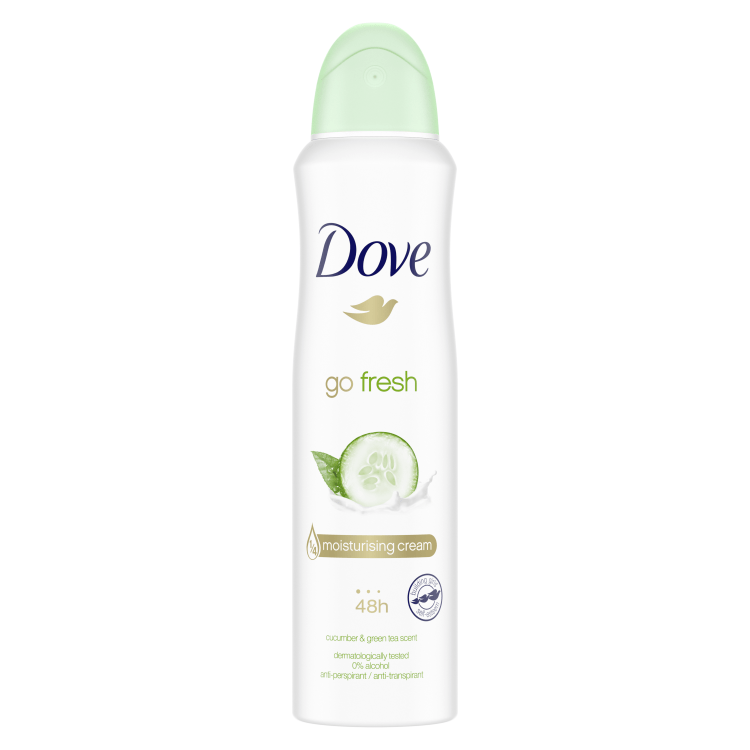 Dove Déodorant Spray Go Fresh Concombre & Thé Vert 150 ML - INCI Beauty