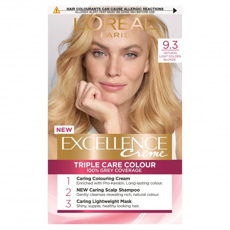 L'Oréal Excellence Creme 9.3 Light Golden Blonde Hair Dye - INCI Beauty