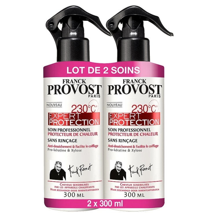 Franck Provost Spray Expert Protection 230°C - Les 2 Sprays de 300 ml -  INCI Beauty