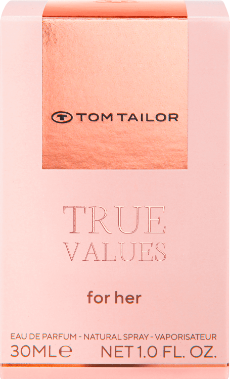 Tom Tailor Eau de Parfum INCI her - Values ml True 30 for - Beauty
