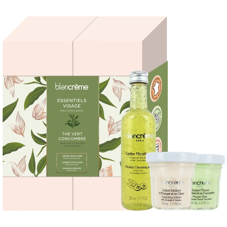 Blancrème TRIO ESSENTIELS DOUCEURS VISAGE - PeauxMixtes à Grasses Thé ...