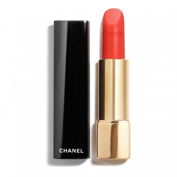 Review Son Chanel 64 First Light Cam Tươi - Rouge Allure Velvet