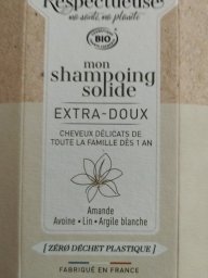 Shampoing Naturel Solide à l'Argan et au Rhassoul - Comme Avant
