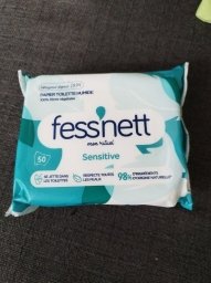 Fess’nett Papier Toilette Humide Pocket Vert Aloe x50 - Formule Testée  Dermatologiquement 0% Parabène 0% Phenoxyethanol - Pour Peaux Normales -  Lot de